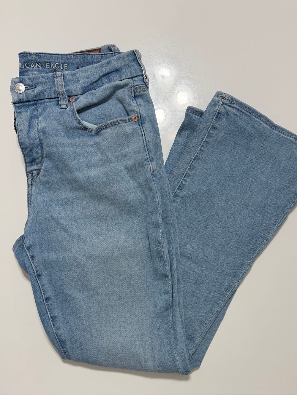 American Eagle Outfitters Light Wash Flare Jeans